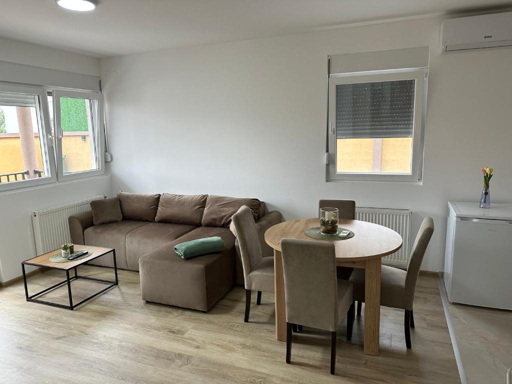 Posezení v ubytování MM Apartman
