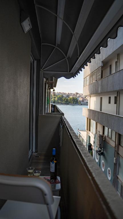 Balkón nebo terasa v ubytování Nostos Apartment