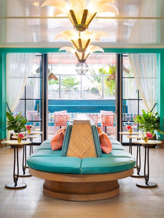 Posezení v ubytování The Goodtime Hotel, Miami Beach a Tribute Portfolio Hotel