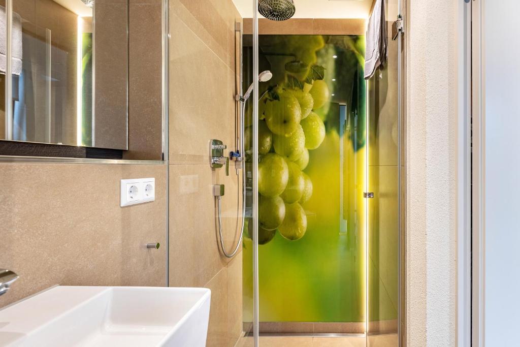 Koupelna v ubytování Die Ferienwohnung