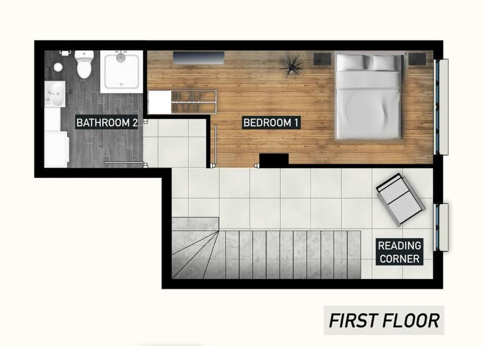Půdorys ubytování Stylish Triplex Apartment in The Heart of Izmir