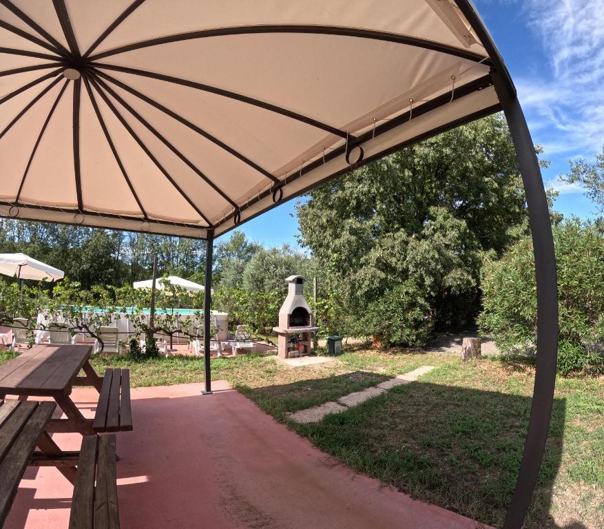 Zahrada ubytování Agriturismo Gardenali