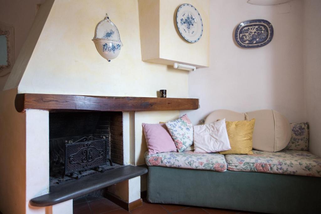 Posezení v ubytování Antica Fonte Residenza di Siena