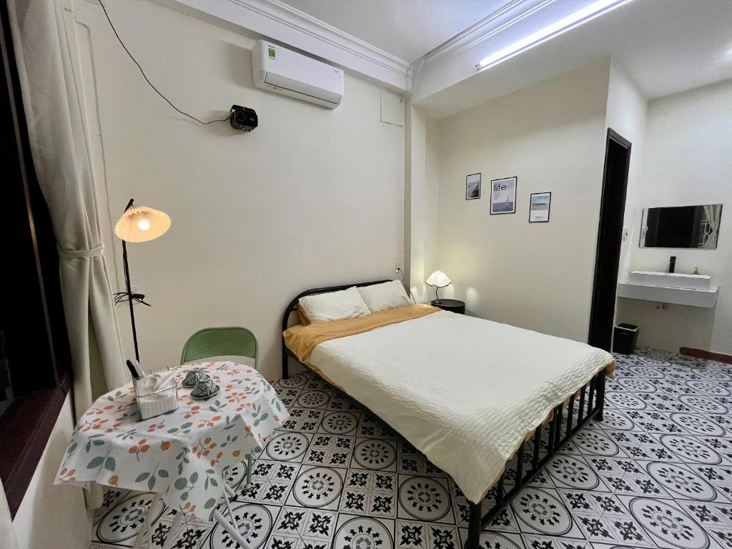 Postel nebo postele na pokoji v ubytování Lanni House