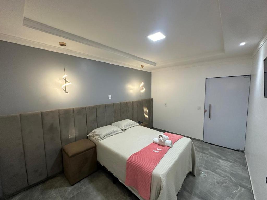 Postel nebo postele na pokoji v ubytování Pousada vista alegre