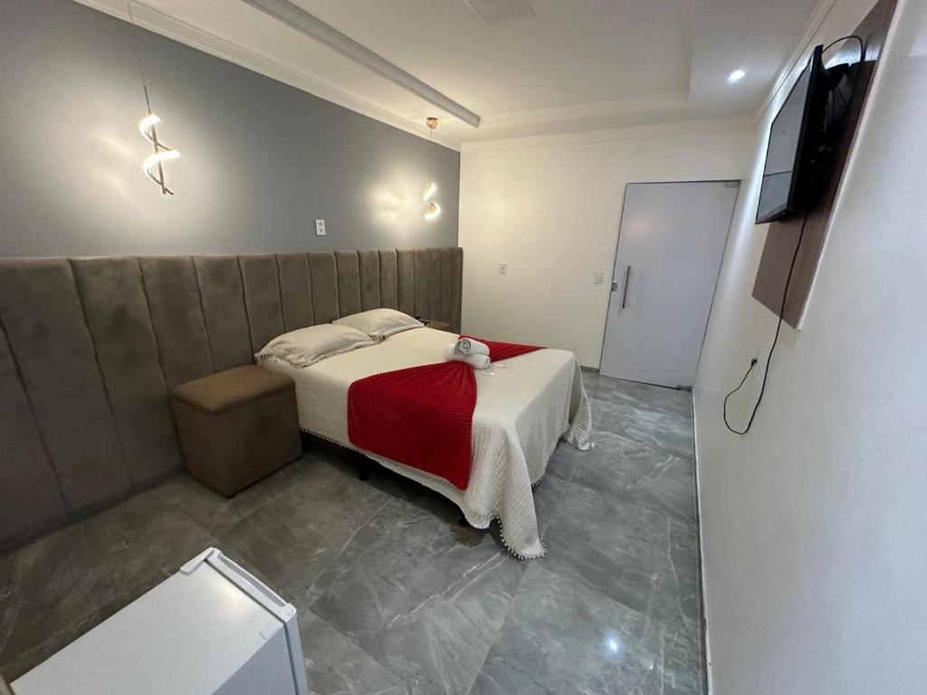 Postel nebo postele na pokoji v ubytování Pousada vista alegre