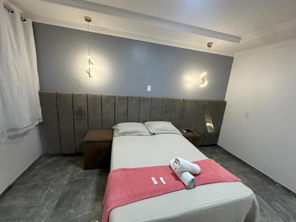 Postel nebo postele na pokoji v ubytování Pousada vista alegre