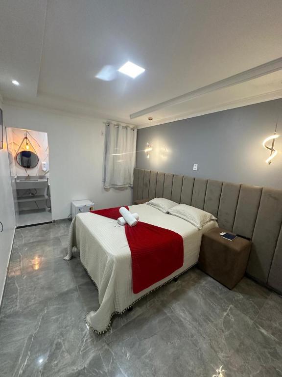 Postel nebo postele na pokoji v ubytování Pousada vista alegre
