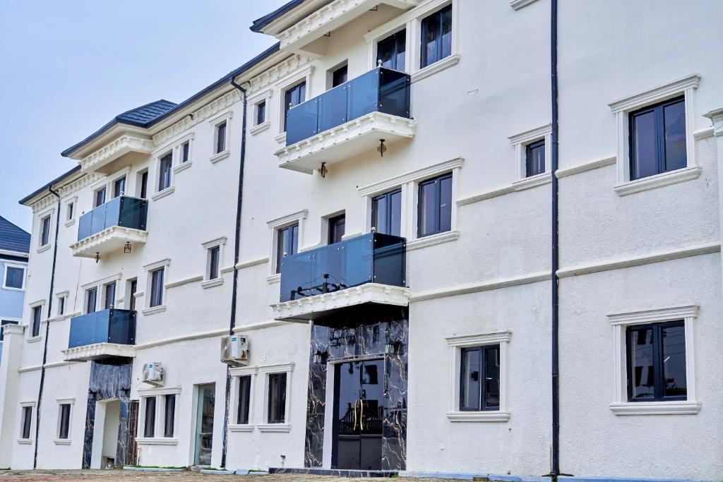 Budova, kde se aparthotel nachází