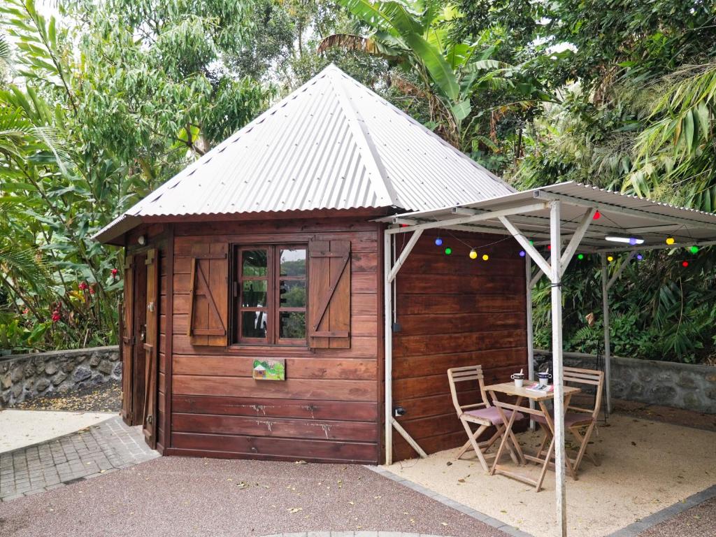 Zahrada ubytování Les Cabanes du Voyageur