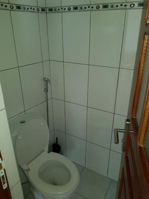 Koupelna v ubytování Residencia Solimar