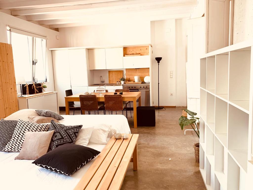 Kuchyňa alebo kuchynka v ubytovaní Apartment E.CO. Home Tarragona
