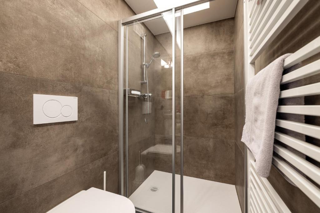 Koupelna v ubytování Haus Roswitha