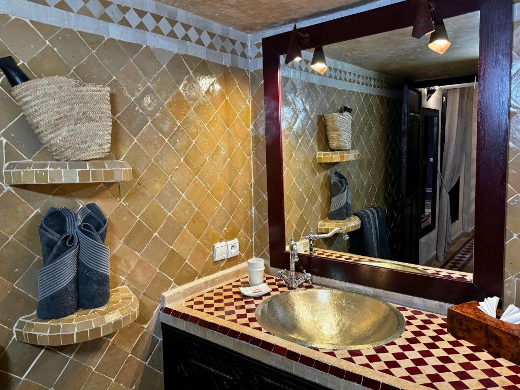 Koupelna v ubytování Riad Casa Lalla