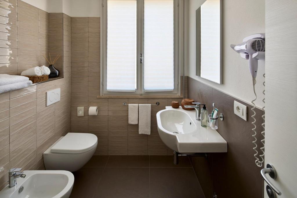 Koupelna v ubytování Hotel Dolores