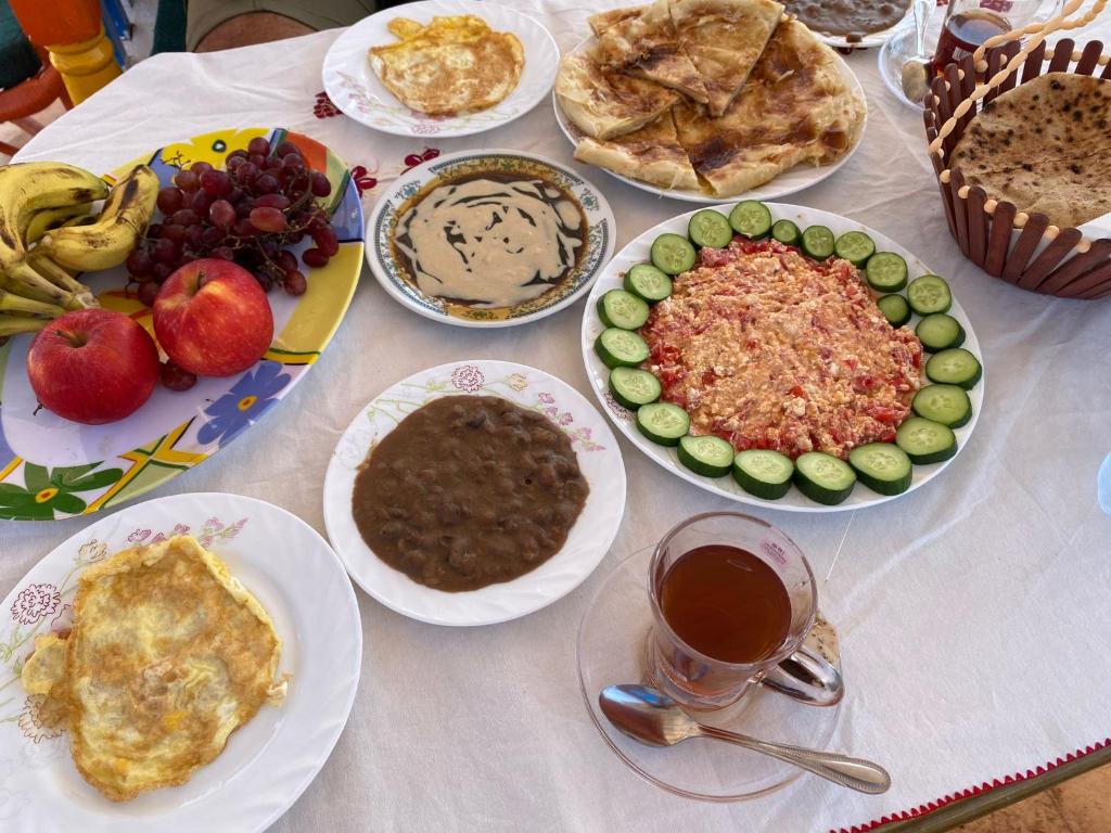 Jídlo v bed and breakfast nebo okolí