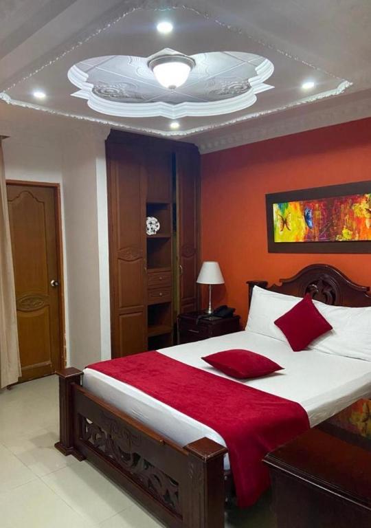 Postel nebo postele na pokoji v ubytování Hotel Vans Valledupar