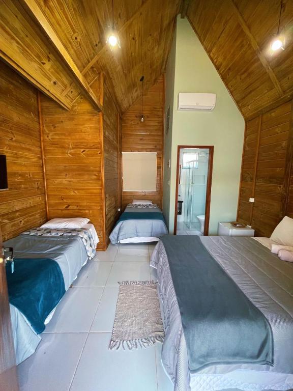 Postel nebo postele na pokoji v ubytování Pousada Canastra Sul
