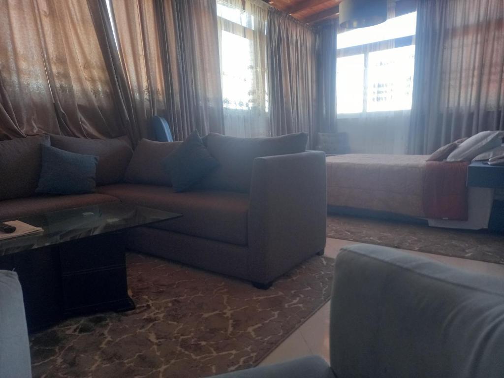 Posezení v ubytování Hotel Salime Al Khozama