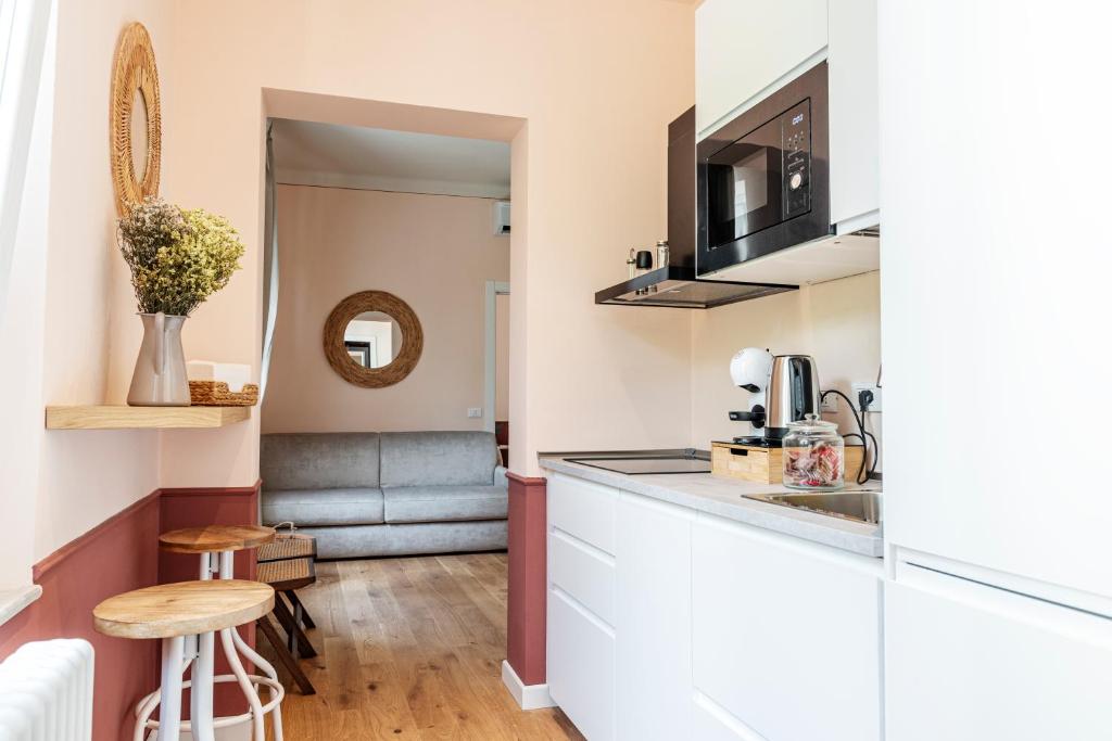 Kuchnia lub aneks kuchenny w obiekcie La Lu cozy rooms 2