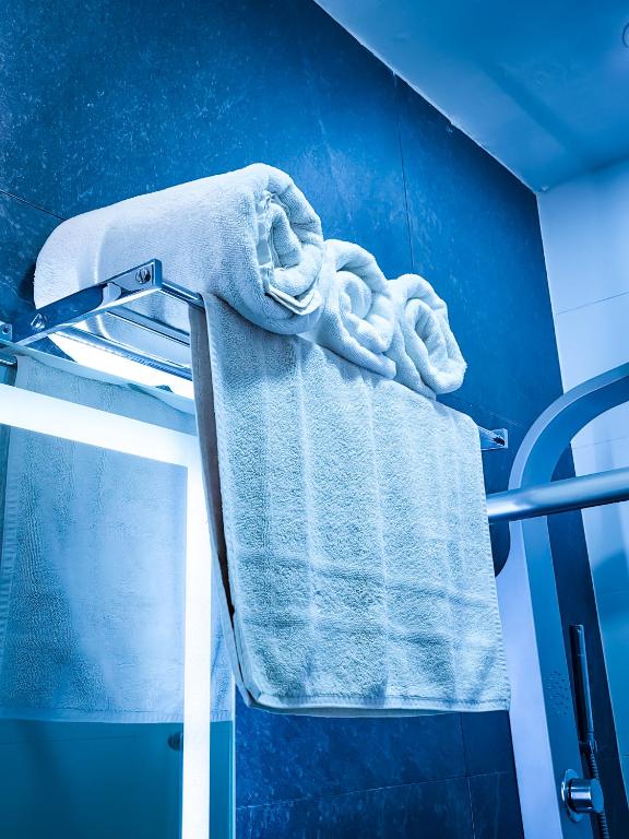 Postel nebo postele na pokoji v ubytování HOTEL AZUL AGAVE
