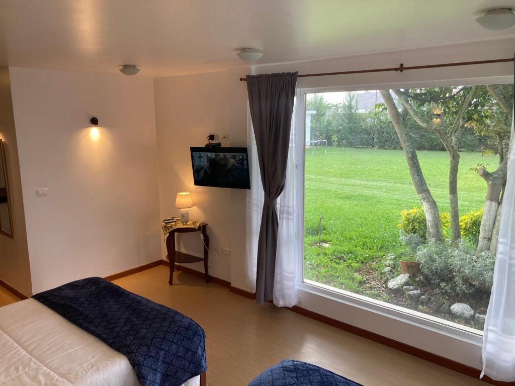 TV a/nebo společenská místnost v ubytování Apricot Hotel