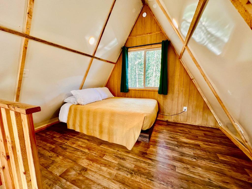 Postel nebo postele na pokoji v ubytování Roberts Lodge