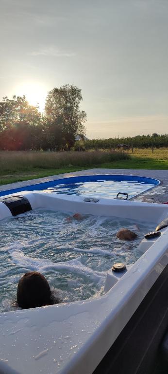 Apartamenty Wilga z całorocznym jacuzzi i letnim basenem - Two-Bedroom Apartment