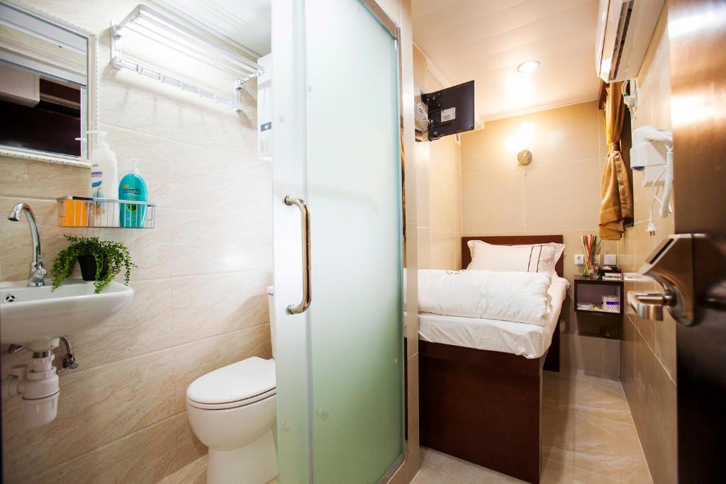 Koupelna v ubytování Comfort Guest House - C and E