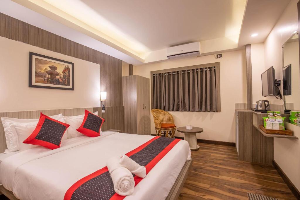Postel nebo postele na pokoji v ubytování Hotel Wawa