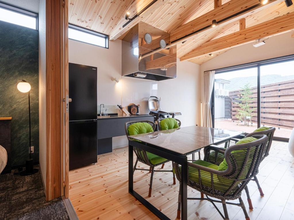 Kuchyň nebo kuchyňský kout v ubytování Hotel Soboku