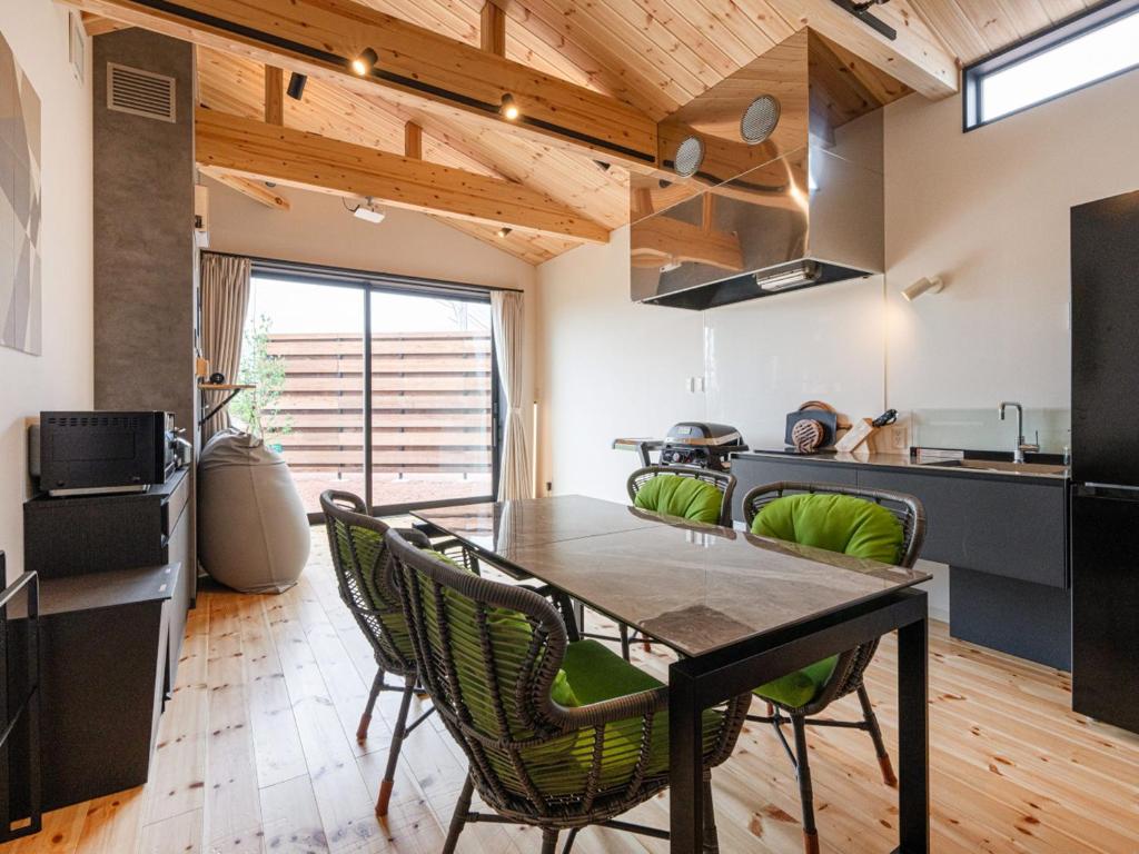 Kuchyň nebo kuchyňský kout v ubytování Hotel Soboku