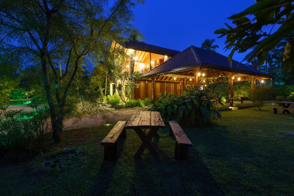 Zahrada ubytování Aalanga Escape