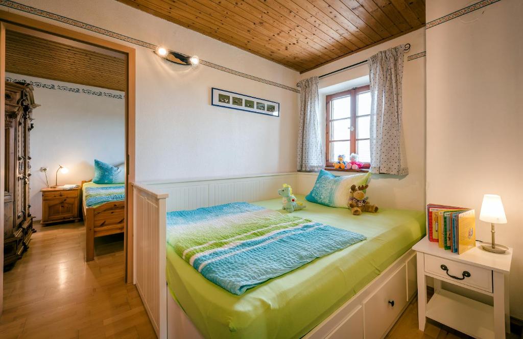 Postel nebo postele na pokoji v ubytování Möderlhof