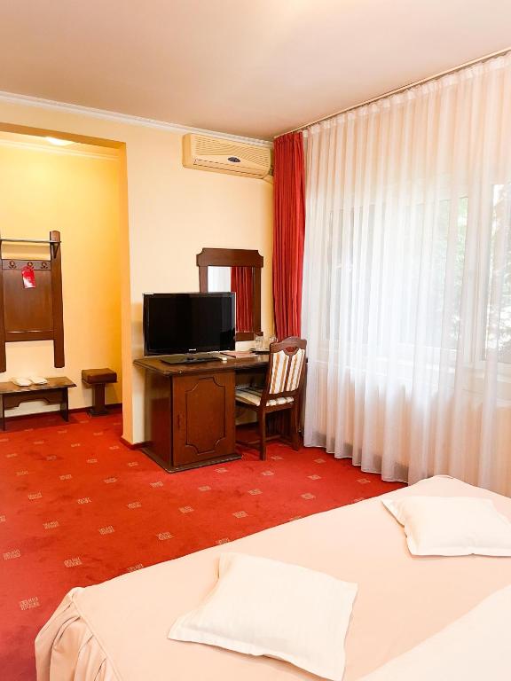 TV a/nebo společenská místnost v ubytování Hotel Premier