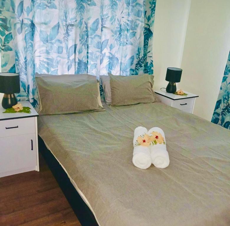 Postel nebo postele na pokoji v ubytování Ida Homes