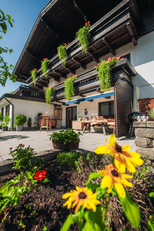 Zahrada ubytování Pension Vier Jahreszeiten