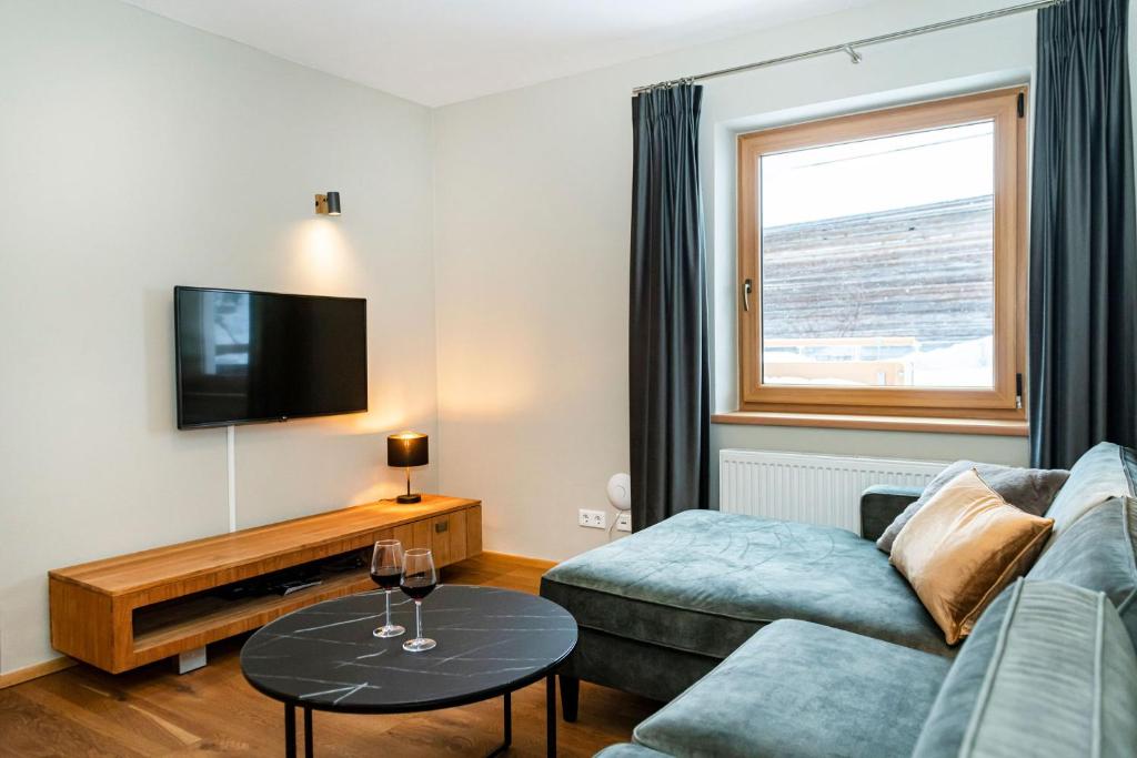 Posezení v ubytování Residence Zillertal