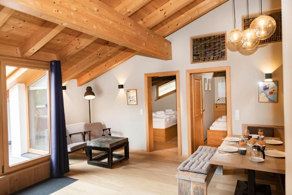 Posezení v ubytování Residence Zillertal
