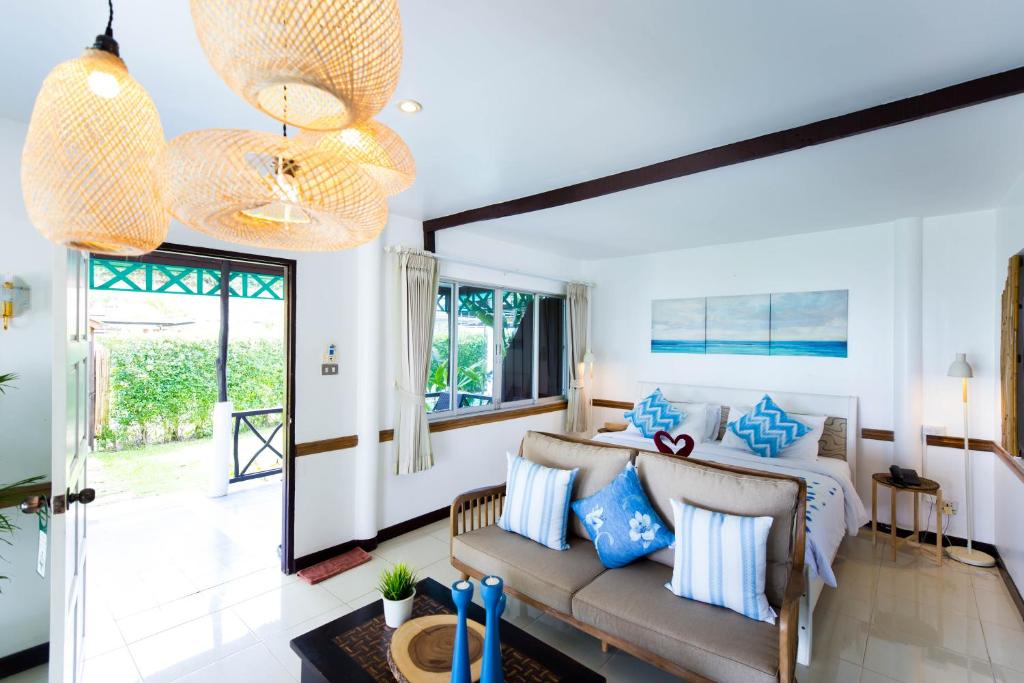 Posezení v ubytování the ocean resort samui