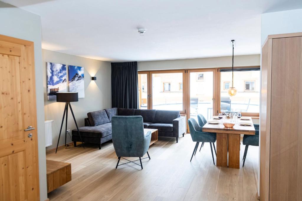 Posezení v ubytování Residence Zillertal