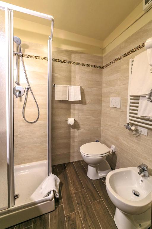 Kúpeľňa v ubytovaní Hotel Meublé Furggen