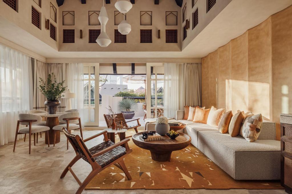 Posezení v ubytování Jumeirah Beach Hotel Dubai