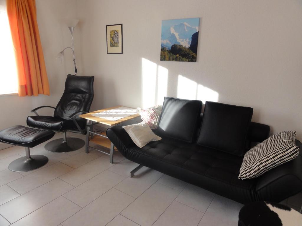 Posezení v ubytování Apartment Beck