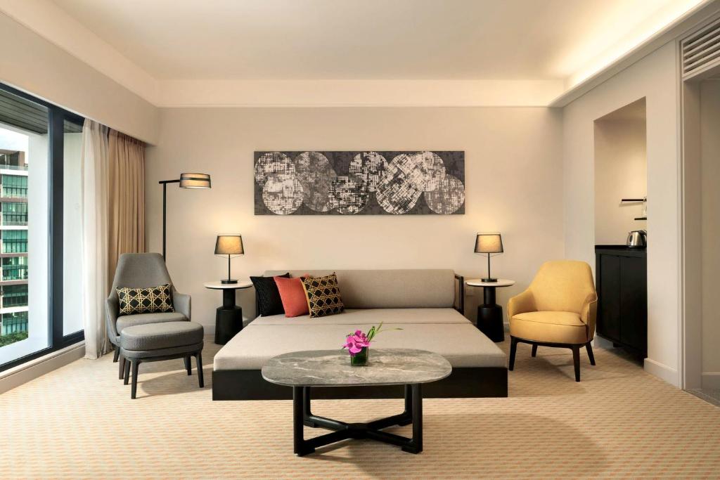 Posezení v ubytování Hilton Kuching Hotel