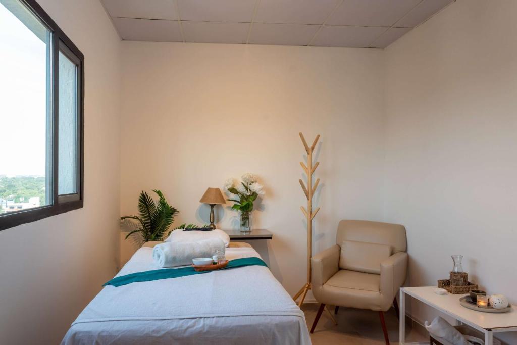 Uma cama ou camas num quarto em Tryp by Wyndham Asuncion