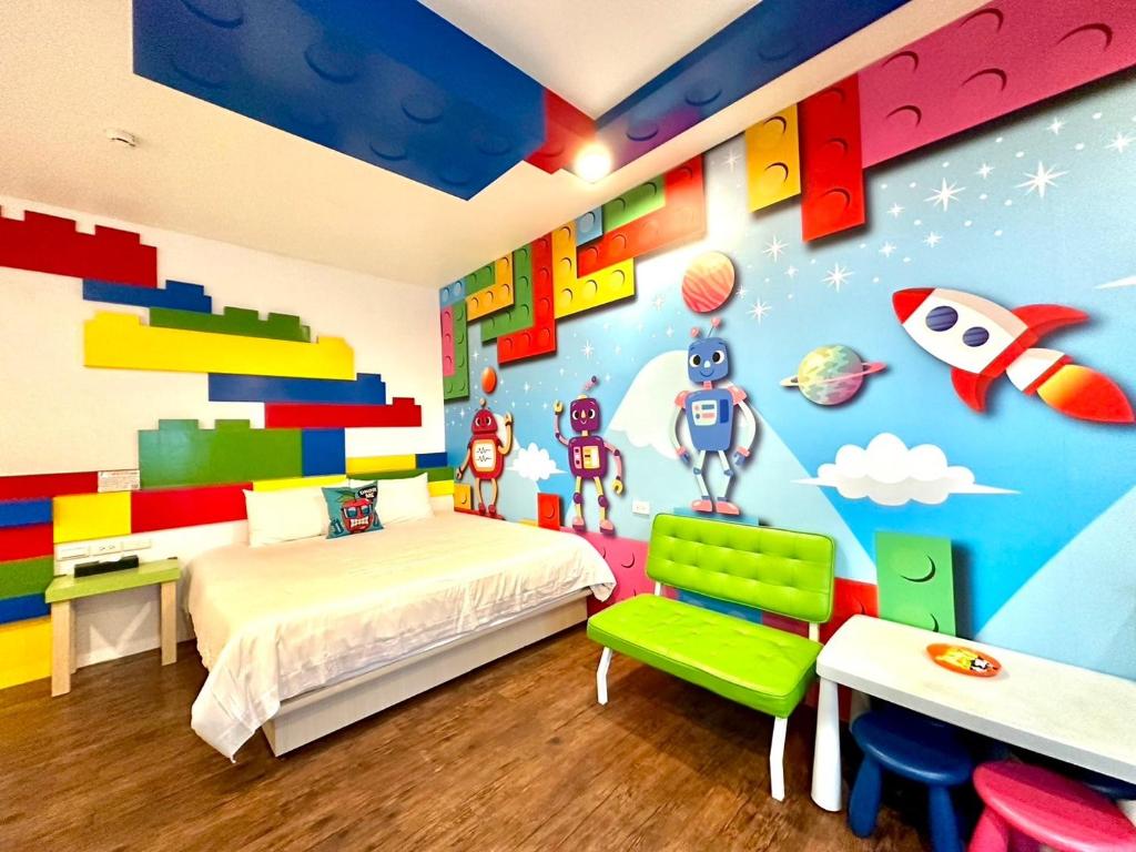 Postel nebo postele na pokoji v ubytování Little Apple B&B