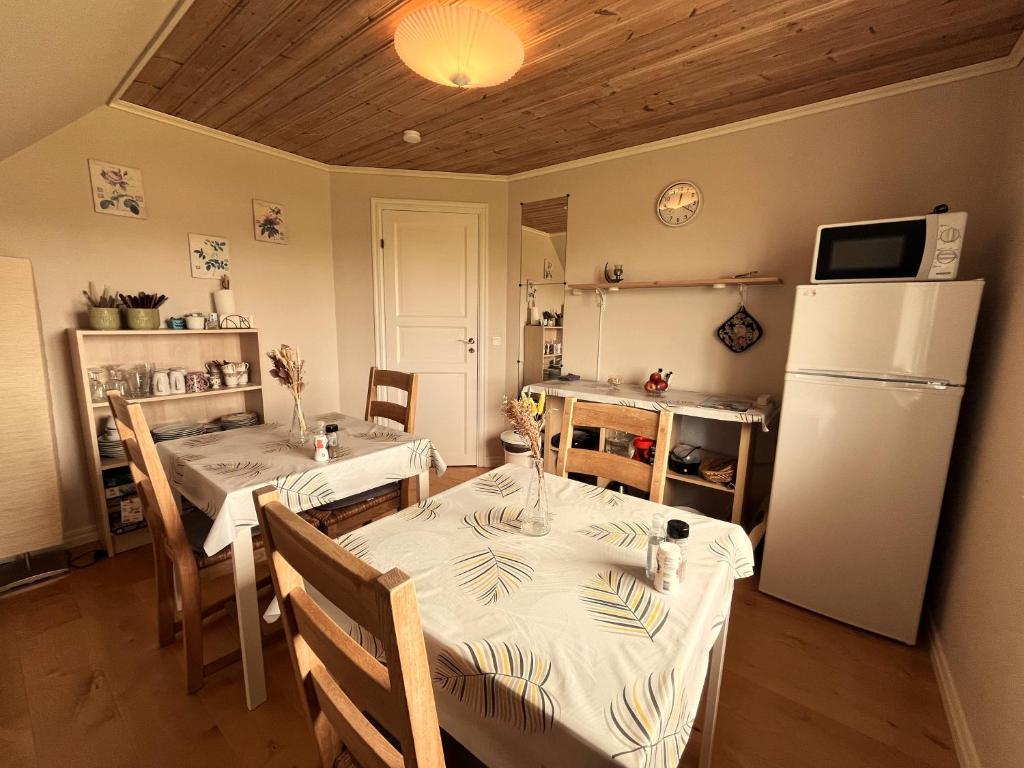 Kuchyň nebo kuchyňský kout v ubytování Johnnys Bed & Breakfast