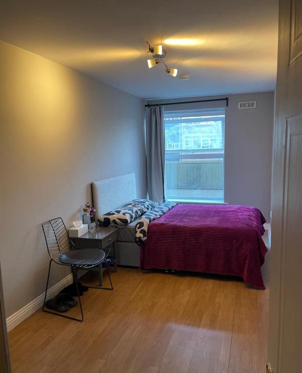 Postel nebo postele na pokoji v ubytování Double Room inCityCenter-15min walk to TempleBar