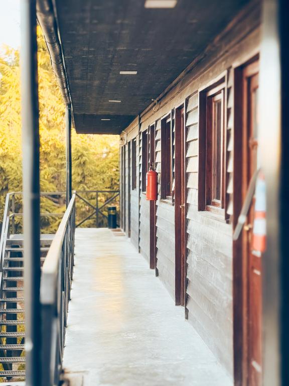 Balkón nebo terasa v ubytování Antarctica Hostel